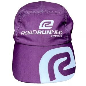RoadRunner Sports Hat Running Exercise Lightweight Adjustable Cap Burgundy